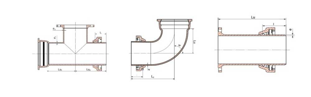 Ductile Iron RJ Fittings